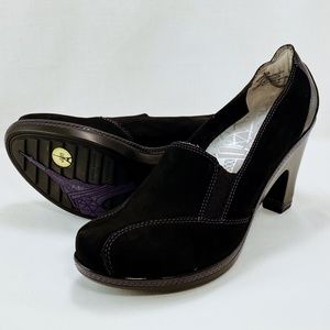 J-41 Blossom Black Nubuck Pumps 8